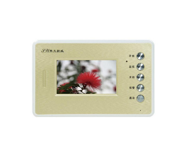 【樓（lóu）宇可視對講係統設備】樓宇對講十大（dà）品牌賽克新威（wēi）4.3寸彩色可視室內機SW21S13金（jīn）